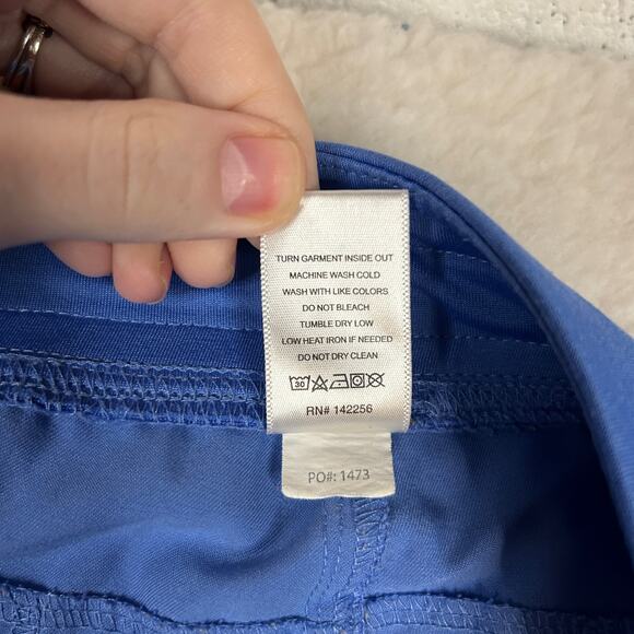 Figs Mens Size M Axim Cargo Scrub Pants Drawstring Medical Career Ceil Blue - Picture 9 of 10